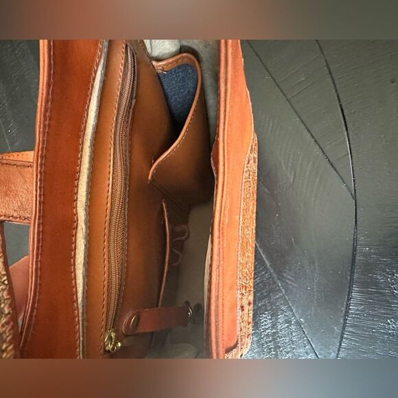 NWOT Brahmin Pecan Embossed Leather Shoulder Brown Bag - Picture 12 of 15